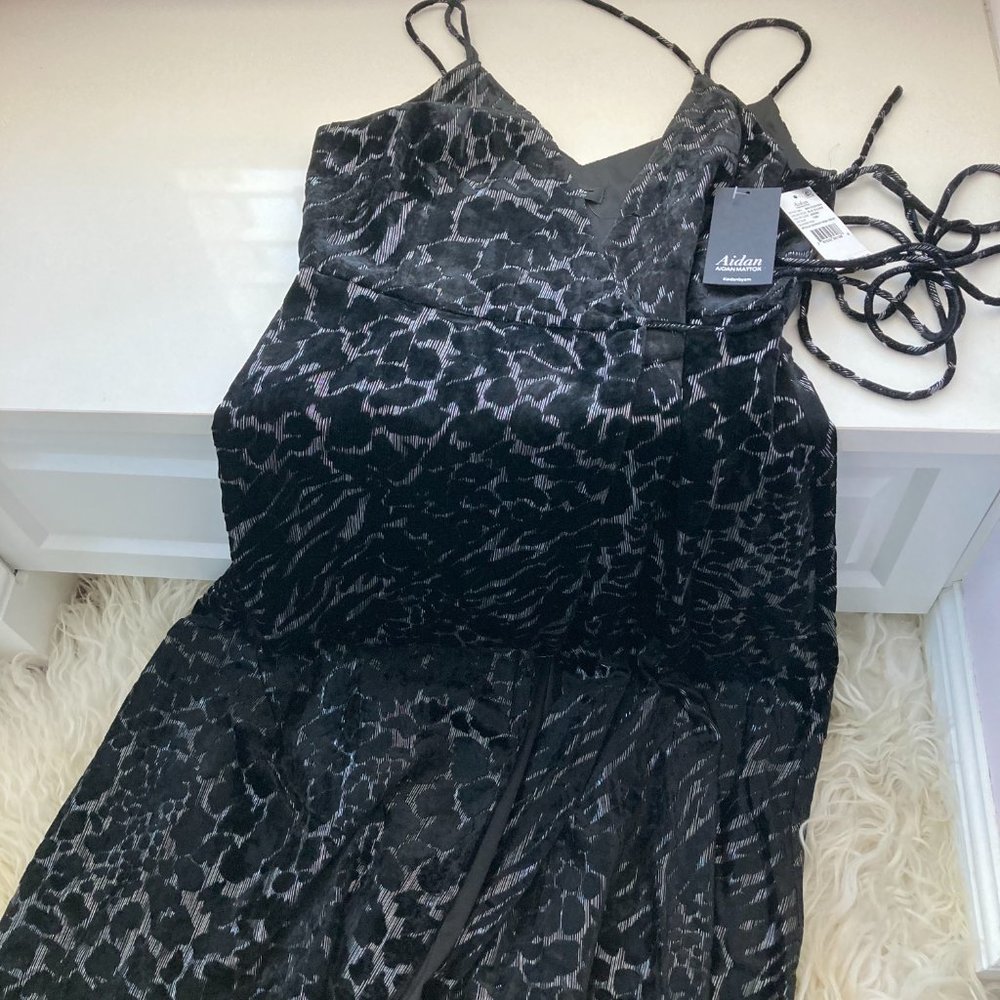 AIDAN MATTOX Printed Long Dress - Picture 7 of 13